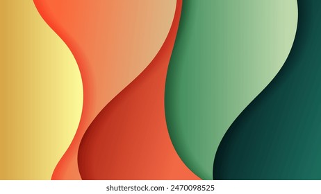 Abstract background with soft gradient color on background .Vector background for wallpaper. Eps 10