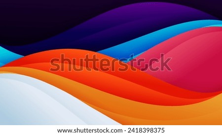 Abstract background with soft gradient color and dynamic shadow on background .Vector background for wallpaper. Eps 10