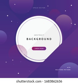 abstract background with soft gradient colors and halftone pattern. graphic design for web page, book, editorial, printing, banner, event, promotion. vector design of eps version 10.