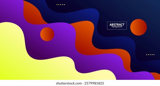 Abstract background with soft gradient colors and dynamic shadows in the background. Vector background for wallpaper. Eps10