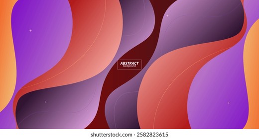 Abstract background with soft gradient colors and dynamic shadows in the background. Vector background for wallpaper.