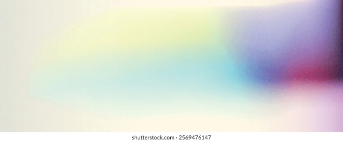 Abstract background with a soft gradient. The background features pastel colors, including blue and purple, with a smooth texture. Gradient colorful background. Yellow background vector.