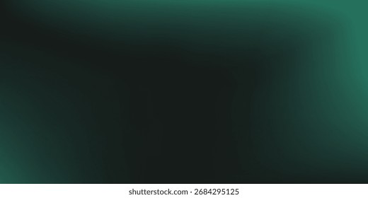 Abstract background Soft green light on dark black color  simple art good nice illustrations old patern gradient black