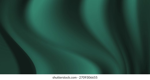 Abstract background Soft green light on dark background.vector eps10