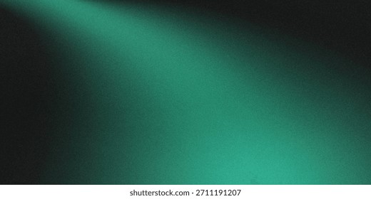 Fundo abstrato Luz verde suave sobre fundo escuro