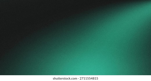 Abstract background Soft green light on dark background