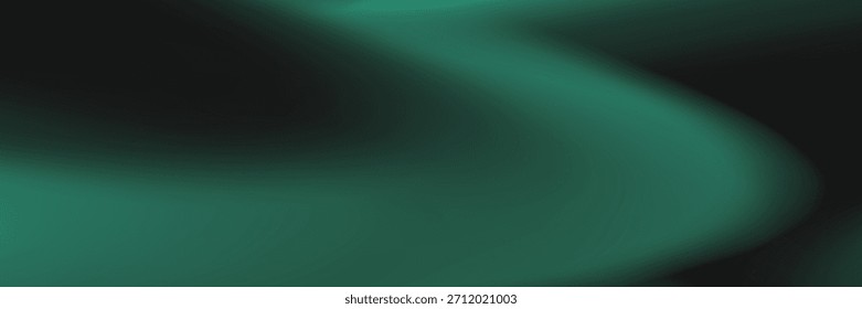 Fondo Abstractas con luz verde suave sobre un fondo oscuro. Gradiente verde ruidoso y textura de fondo borrosa para el diseño moderno.