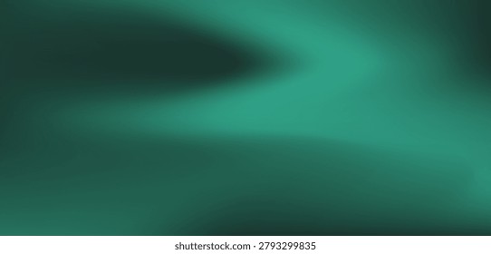 Abstract background with soft green light glowing on a dark black backdrop.