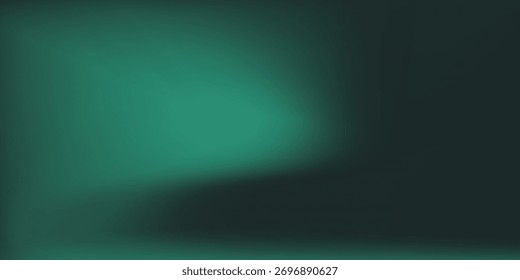 Diseño moderno verde suave del fondo Abstractas. Luz sobre fondo oscuro simple