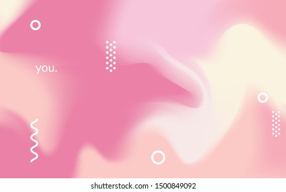 Abstract background soft liquid fluid shapes. Vector template for placards, banners, flyers and presentations.Abstract poster with pastel shape.
