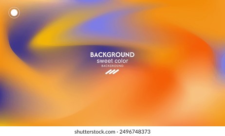 Abstract background of soft and luxurious combination of orange, yellow and purple colors