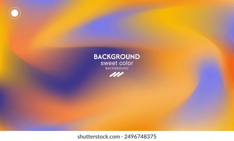 Abstract background of soft and luxurious combination of orange, yellow and purple colors