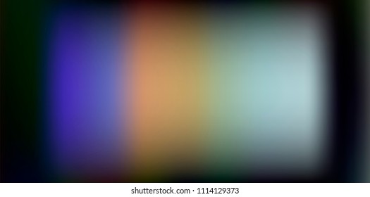 Abstract background with soft neon lights in the dark.