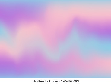 Abstract background with soft pastel colors holographics vector design
