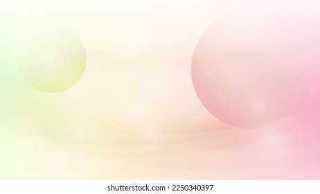 Abstract background with soft pastel colors and smooth blurred bokeh.
