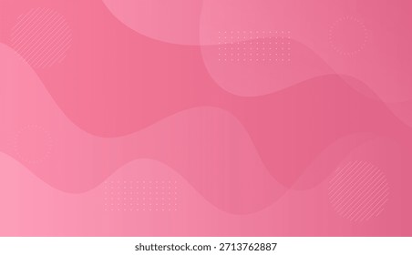 Abstract background with soft pink flowing wave shapes and smooth texture.