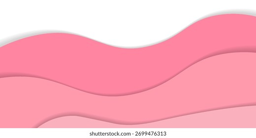 fundo abstrato Rosa suave Camadas abstratas Criando um calmo e elegante design de fundo