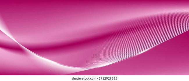 Un fondo abstracto en suaves tonos rosa y púrpura, con Gradientes, curvas y ondas con una suave transparencia. Perfecto para usar en cualquier diseño o Plantilla, es hermoso y suave.