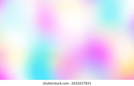 Abstract Background. Soft pink, yellow and blue color vector abstract background for web design. Pastel Multi Color Gradient Overlay Vector Background
