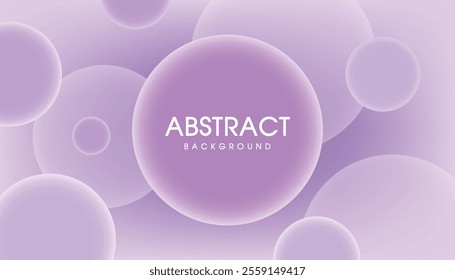 Abstract background with soft purple metaball shapes. Morphing organic blobs. Vector 3d illustration. Abstract 3d background. round shapes. Banner or sign design