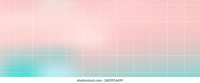 Abstract background with a soft rose and aqua texture.