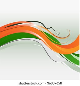 abstract background with soft shapes