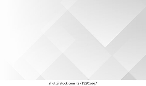 Fundo abstrato com blocos geométricos brancos e cinzentos macios e gradiente sutil.