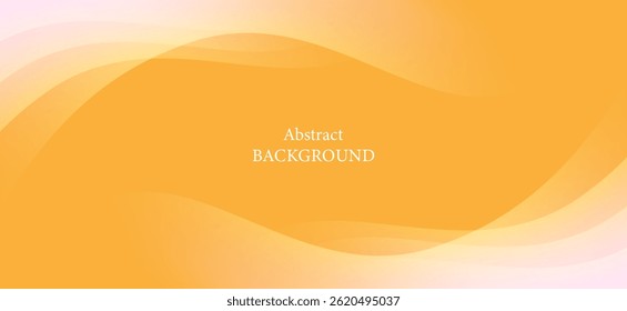 An abstract background in soft yellow and orange tones emphasizes a bright, light and warm feel with gradients and curved lines that create a sense of gentle movement.