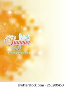 Abstract background solar orange