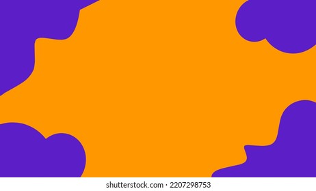 Abstract Background With Solid Color. Yellow And Purple Purple Abstract Background