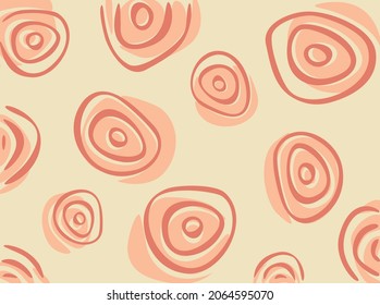 Abstract background with some circle line pattern and soft color theme