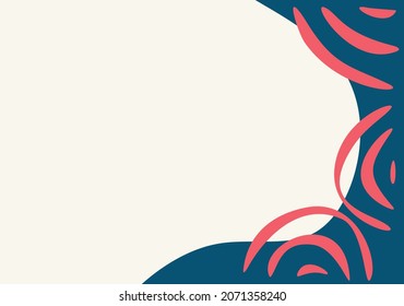 Abstract background with some circle line pattern, soft color theme and some copy space area 