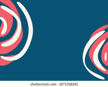 Abstract background with some circle line pattern, soft color theme and some copy space area 