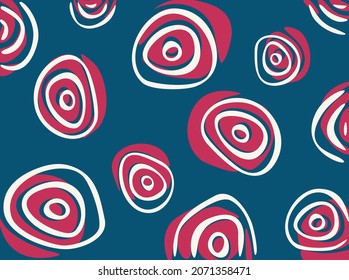 Abstract background with some circle line pattern and soft color theme