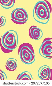 Abstract background with some circle line pattern and soft color theme