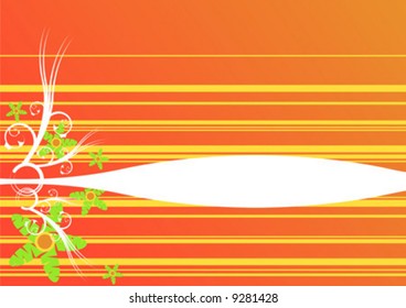 Abstract background with some flowers and copy space