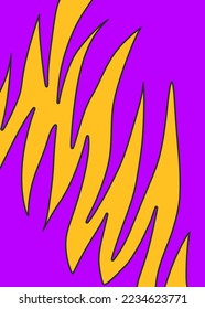 Abstract background with some wavy and spike pattern