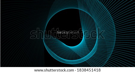 Abstract background. Space background with linear swirl.