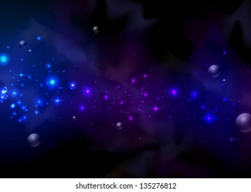 Abstract background. Space and planet