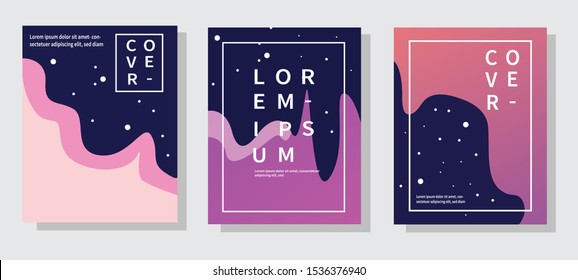 Abstract background, space background  for poster,banner, template or etc.