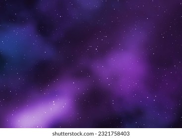 Abstract background with a space sky design with glittering stars