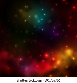 Abstract background is a space with stars 