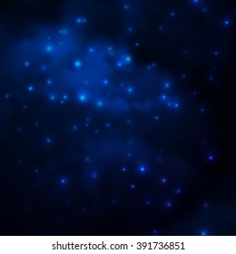 Abstract background is a space with stars 