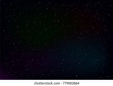 Abstract background of space with stars.