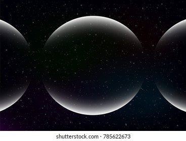 Abstract background of space with stars.