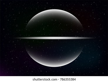 Abstract background of space with stars.