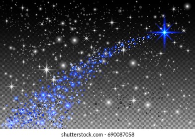 Abstract background is a space with stars nebula. Vector art