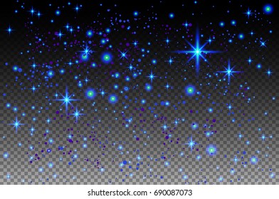 Abstract background is a space with stars nebula. Vector art