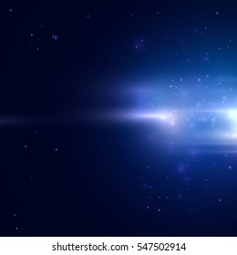 Abstract background is a space with stars  . Vector