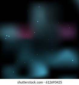 Abstract background is a space with stars. Vector illustration.